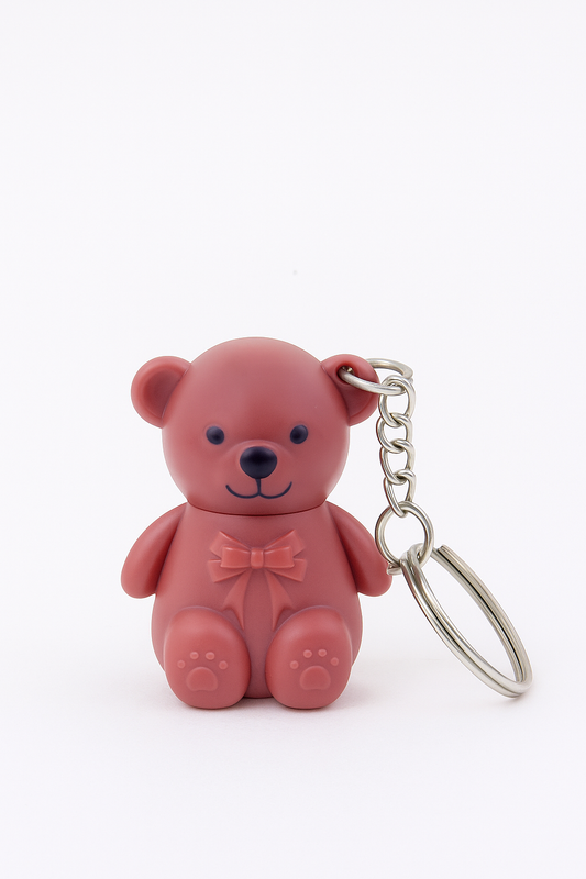 Teddy Bear Keychain Matte Liquid Lipstick – Shade: Seductress