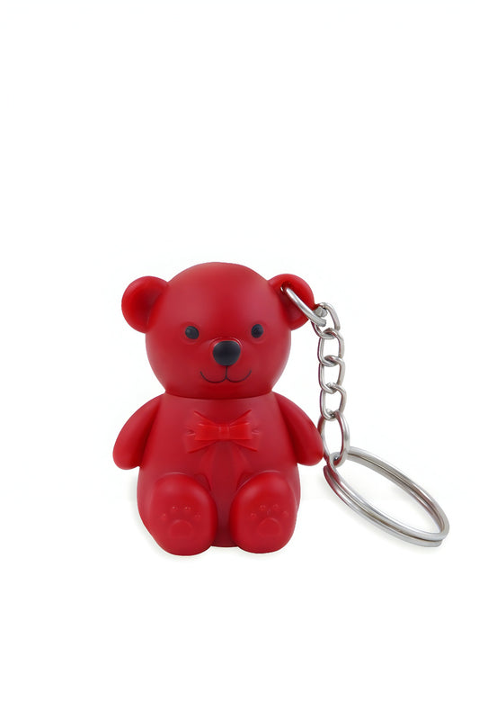 Teddy Bear Keychain Matte Liquid Lipstick – Shade: Cherry on Top